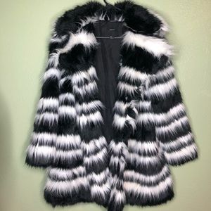 Forever 21 Faux Far Jacket
